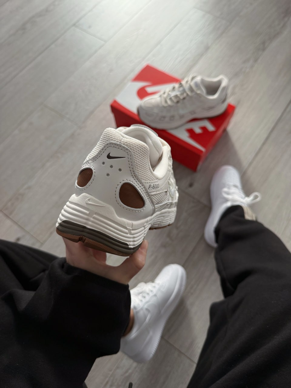 Nike P-6000 Summit White Light Bone - Зображення 5