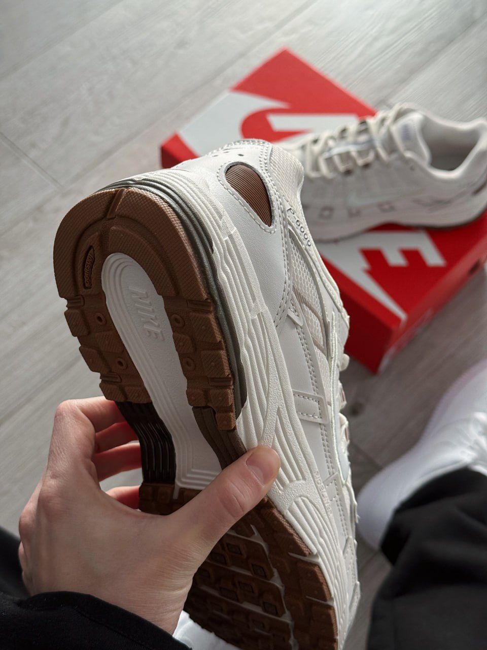 Nike P-6000 Summit White Light Bone - Зображення 6