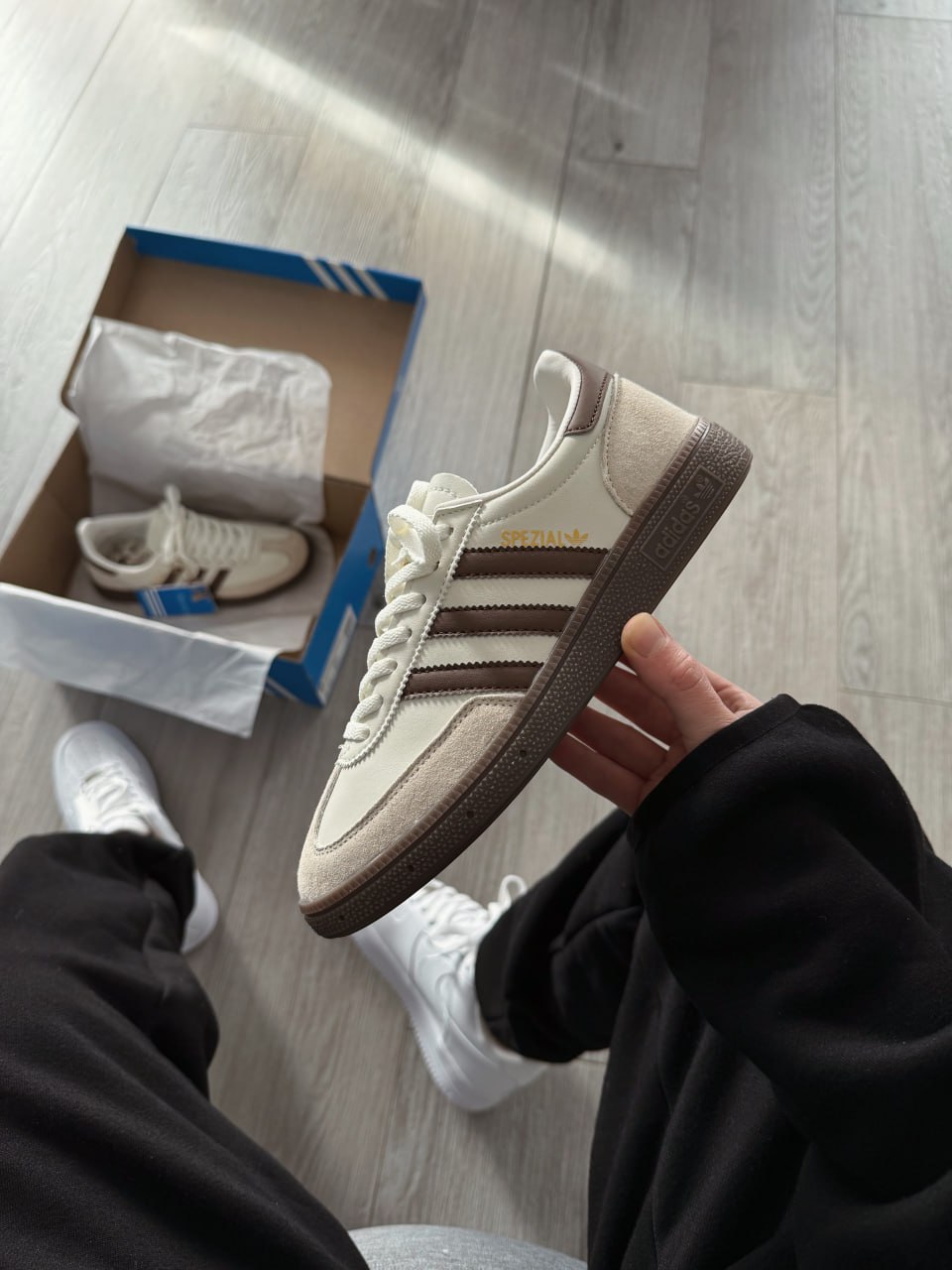 Adidas Handball Spezial Brown Cream White