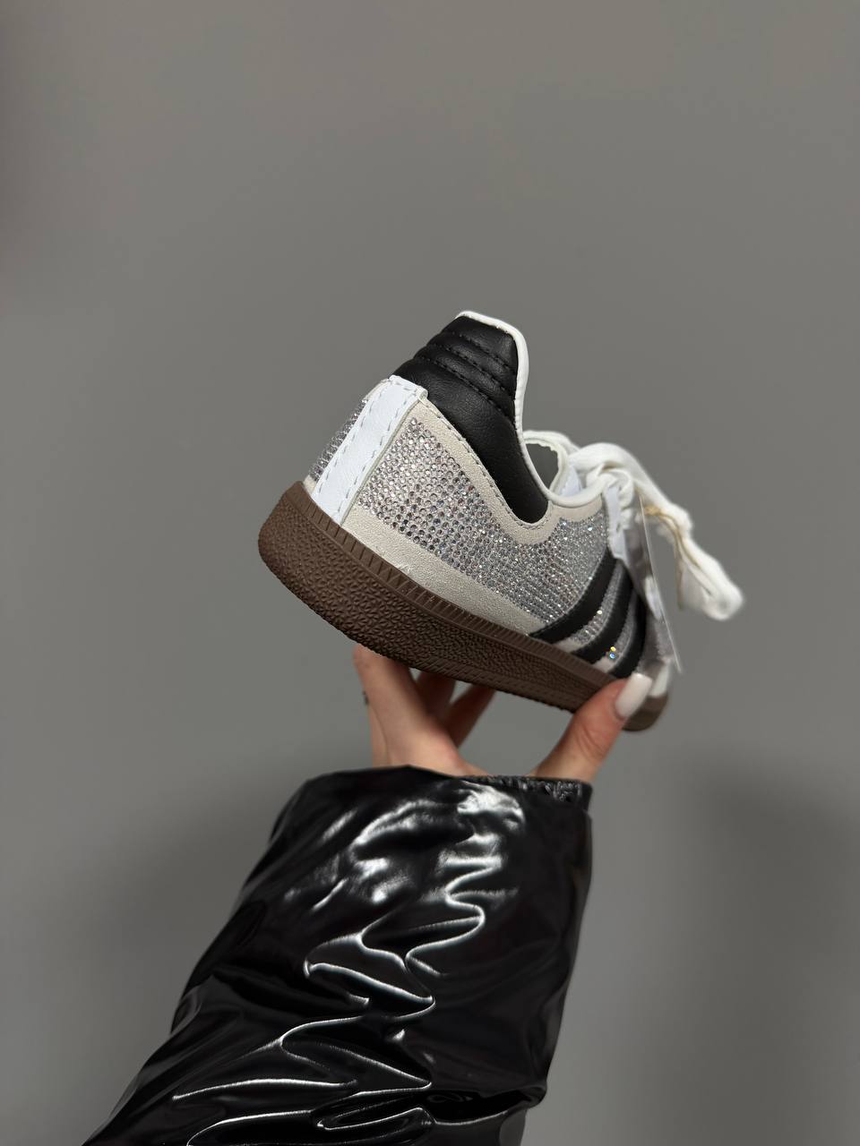 Adidas Samba Light Grey Swarovski - Зображення 6