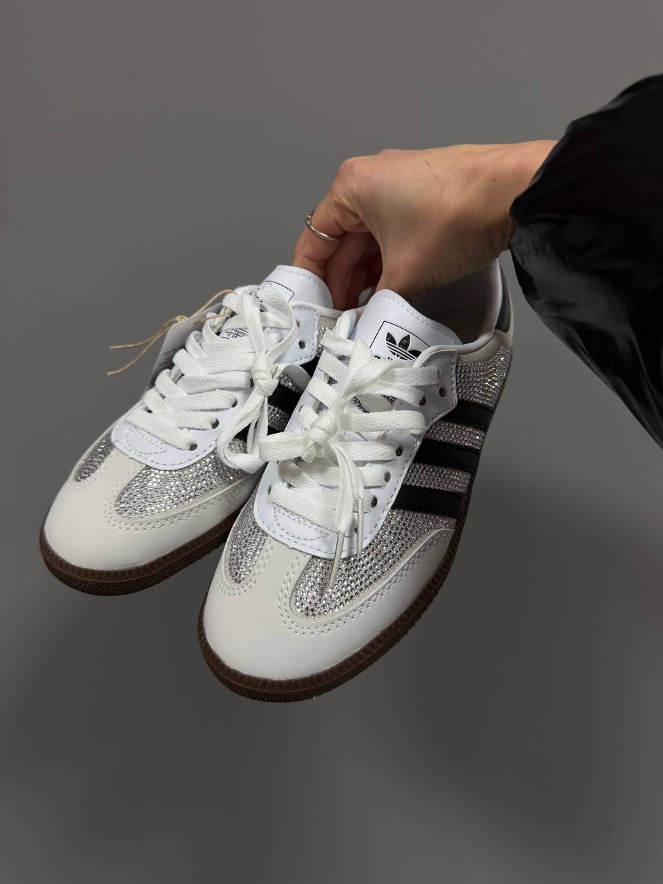 Adidas Samba Light Grey Swarovski - Зображення 2