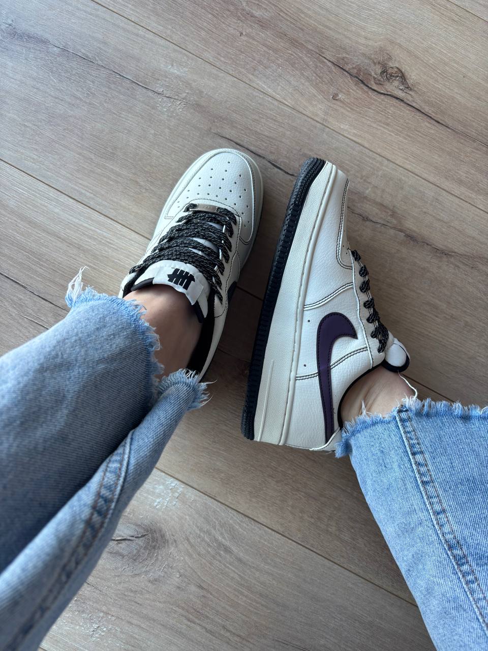 Nike Air Force 1 Low x Undefeated Beige Gradient - Зображення 4