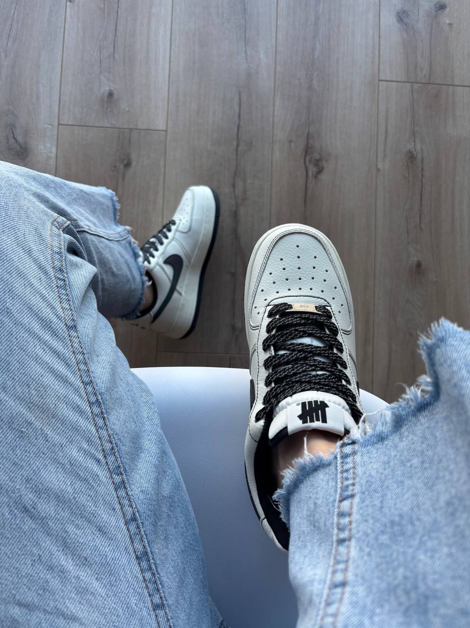 Nike Air Force 1 Low x Undefeated Beige Gradient - Зображення 5