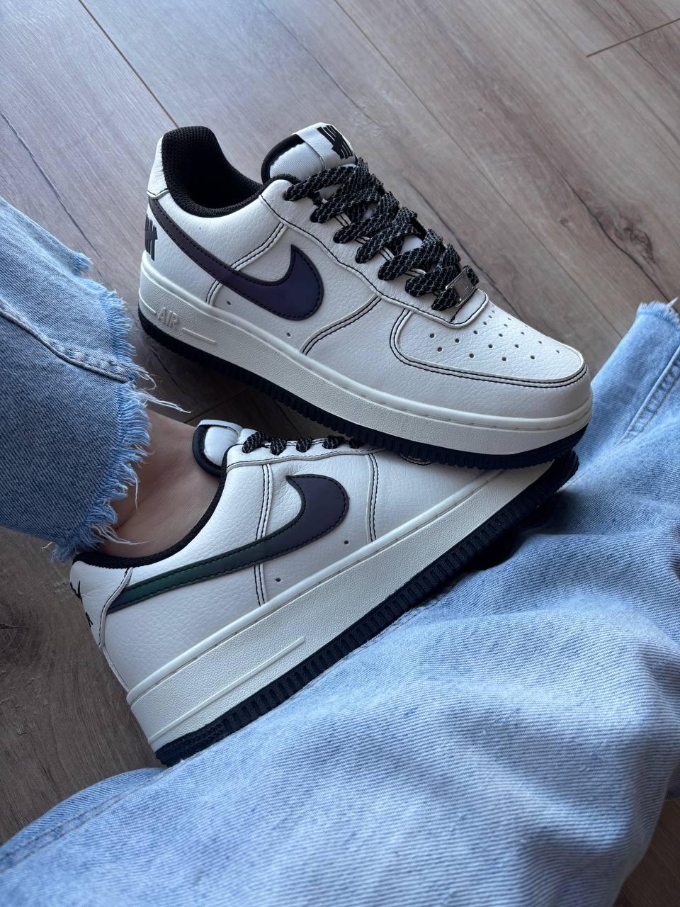 Nike Air Force 1 Low x Undefeated Beige Gradient - Зображення 7