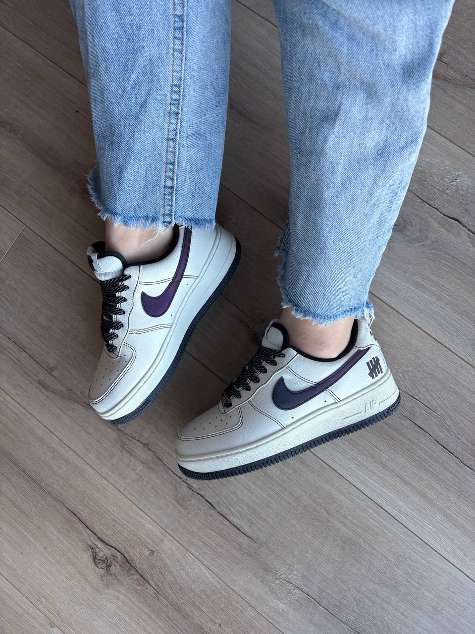 Nike Air Force 1 Low x Undefeated Beige Gradient - Зображення 2