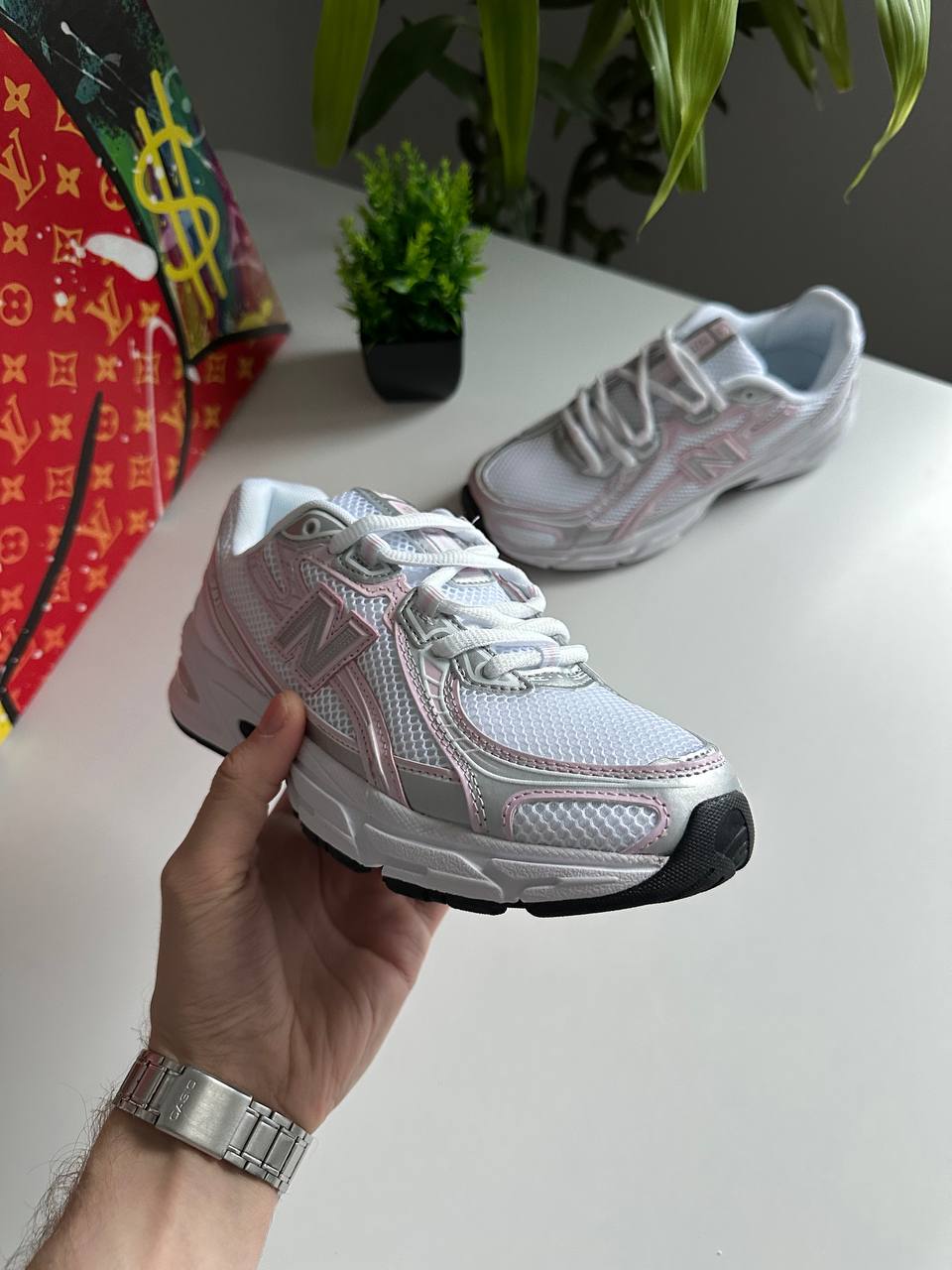 New Balance 740 White Silver Pink - Зображення 3