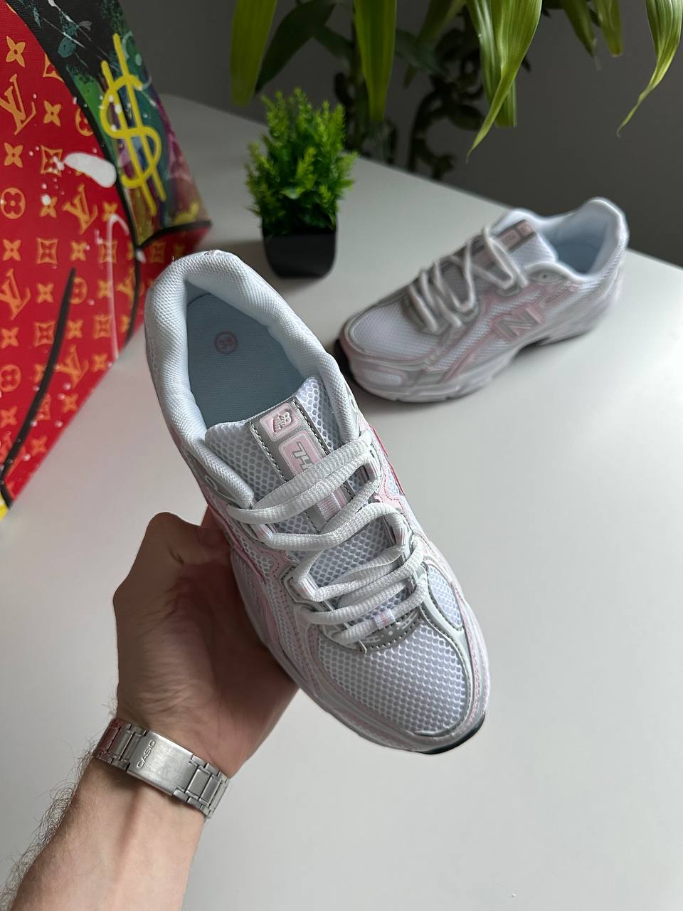 New Balance 740 White Silver Pink - Зображення 4