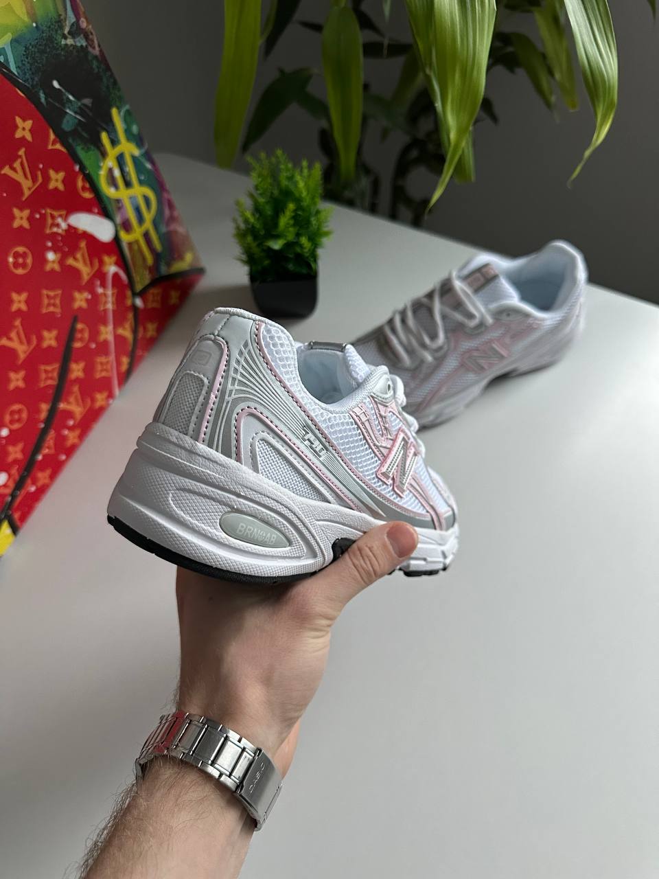 New Balance 740 White Silver Pink - Зображення 5