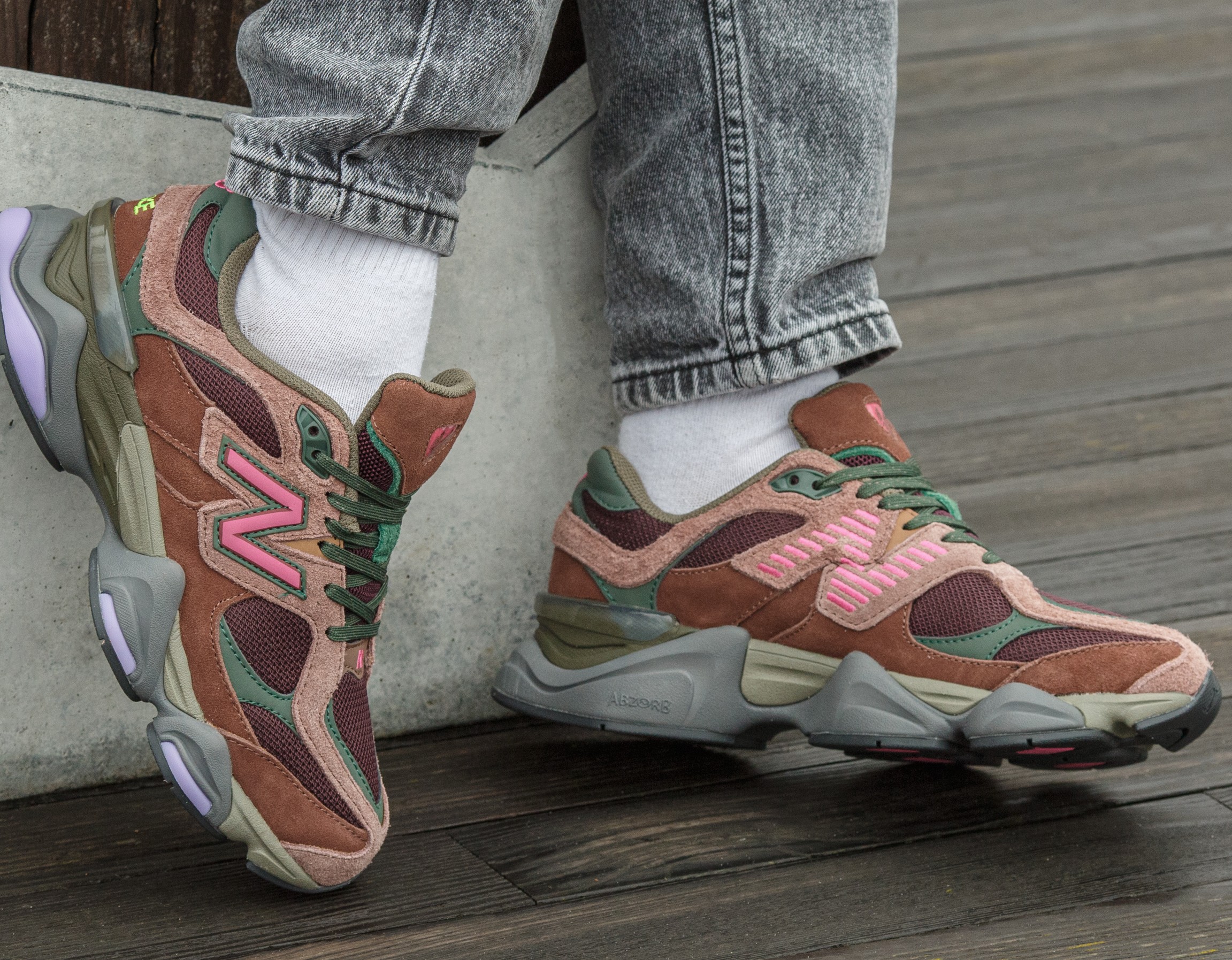 New Balance 9060 Burgundy Pink - Зображення 4