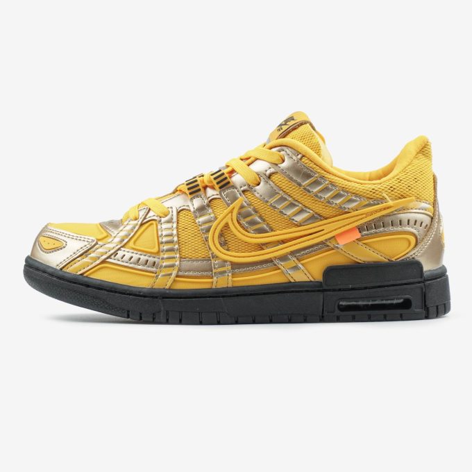 Nike Air Rubber Dunk Off-White University Gold - Зображення 2