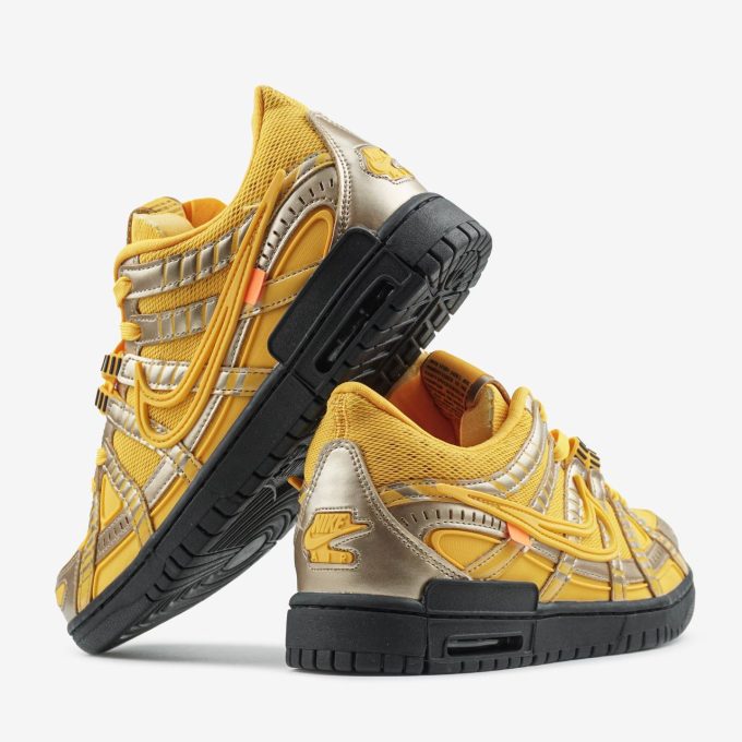 Nike Air Rubber Dunk Off-White University Gold - Зображення 6