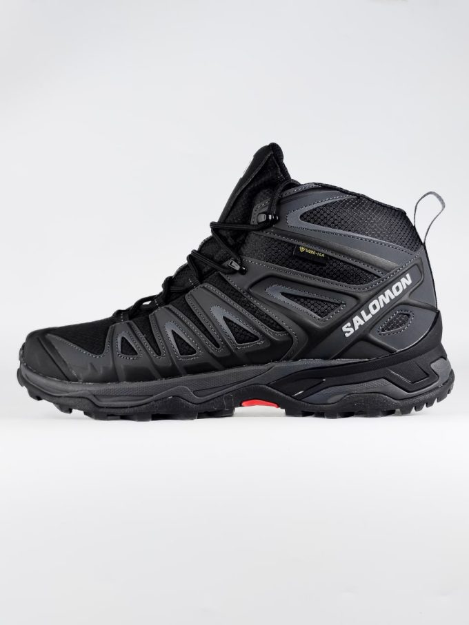 Salomon X Ultra Pioneer Black-Grey  Fur