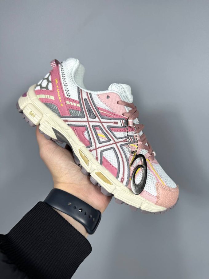 Asics Gel-Kahana 8 White Pink Marathon Running - Зображення 12