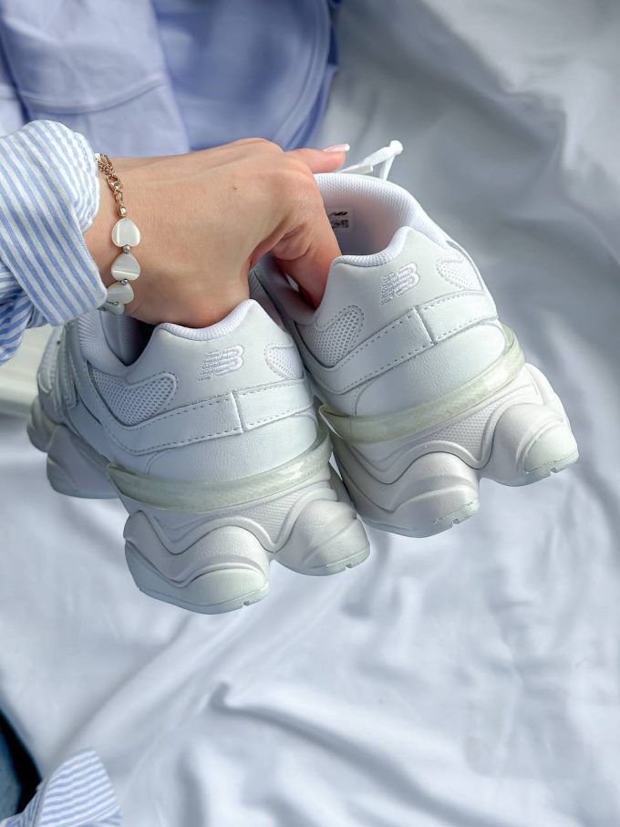 New Balance 9060 Full White - Зображення 5