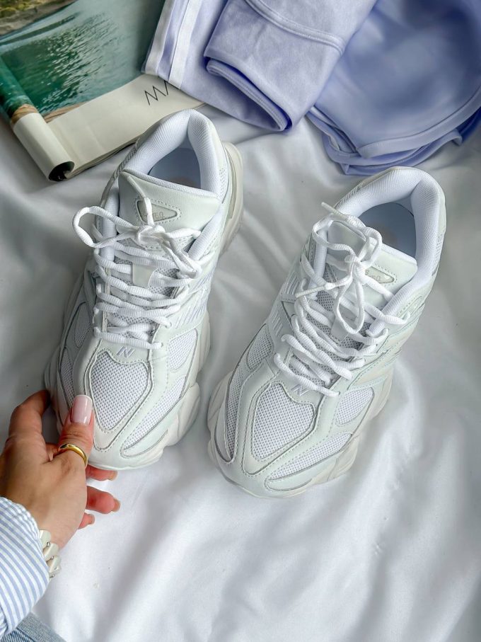 New Balance 9060 Full White - Зображення 4