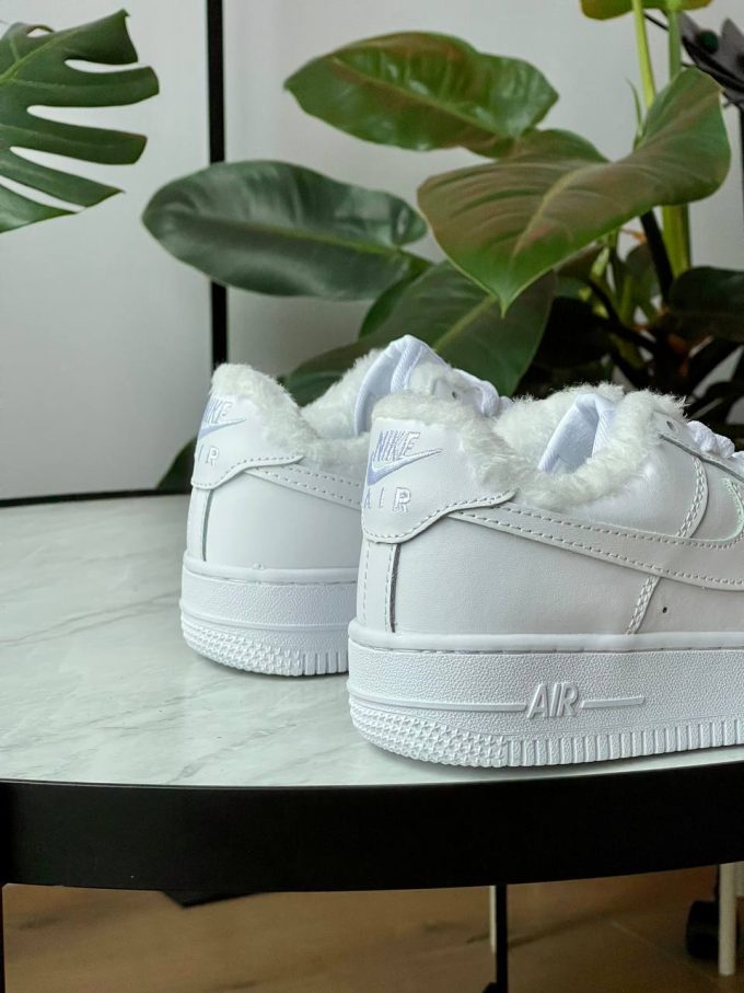Nike Air Force 1 White Fur - Зображення 6