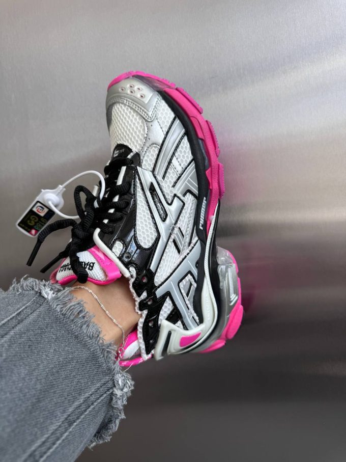 Balenciaga  Runner Trainer Black/Pink / Silver premium - Зображення 5