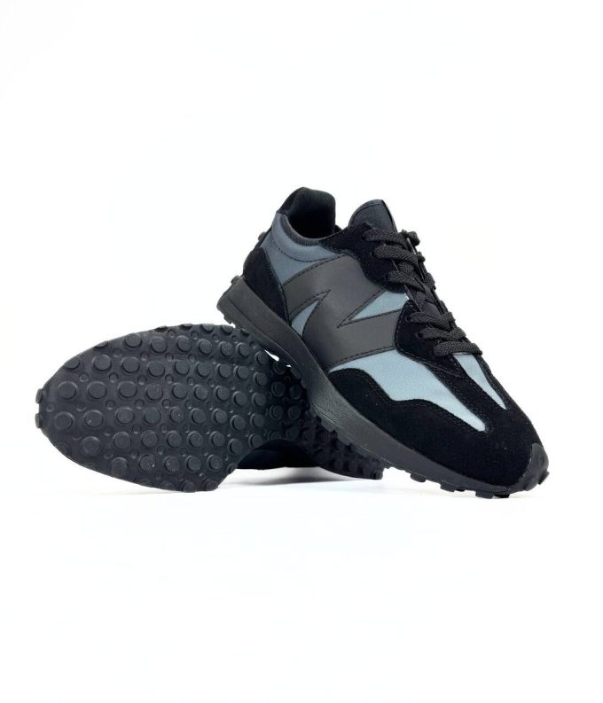 New Balance 327 Black Dark Grey - Зображення 3