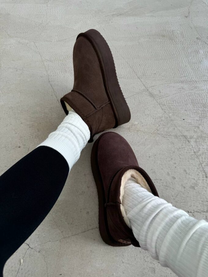 UGG Ultra Mini Platform Dark Chocolate Suede - Зображення 5