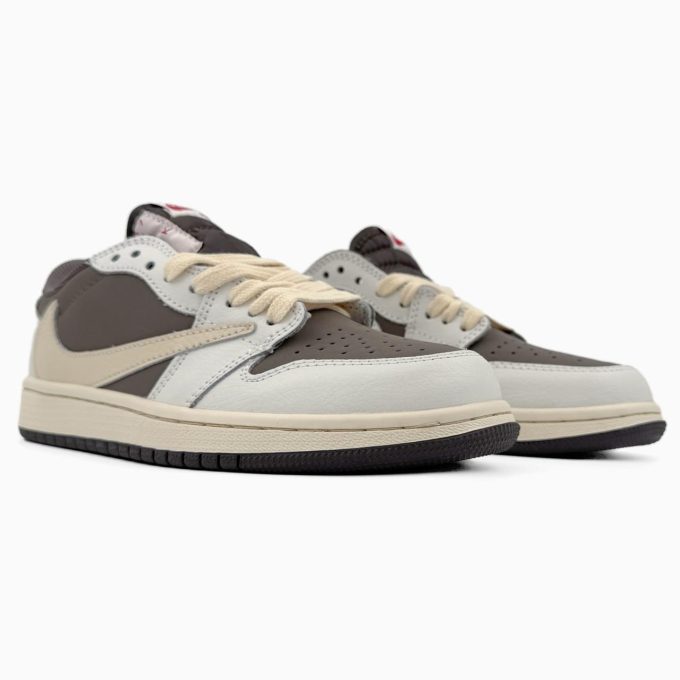Nike Air Jordan 1 Low x Travis Scott Beige/Gray - Зображення 13