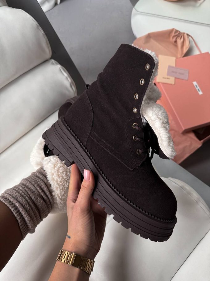 Miu Miu Boots Chocolate - Зображення 13