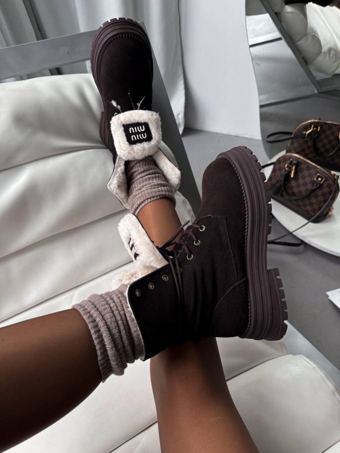 Miu Miu Boots Chocolate - Зображення 5