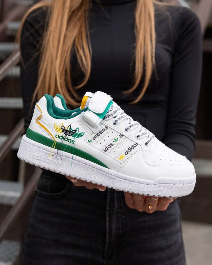 Adidas Forum 84 Low White Green - Зображення 5