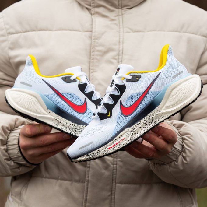 Nike Air Zoom Pegasus 41  White Blue Yellow - Зображення 4
