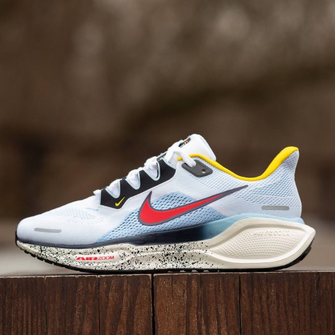 Nike Air Zoom Pegasus 41  White Blue Yellow - Зображення 6