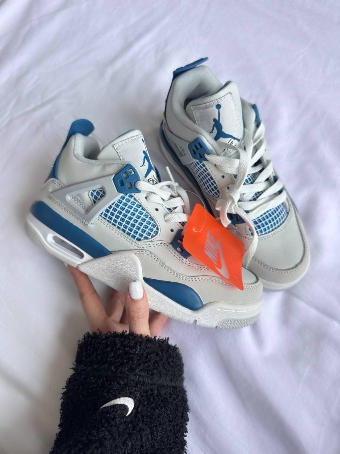 Nike Air Jordan 4 Retro Industrial Blue Premium