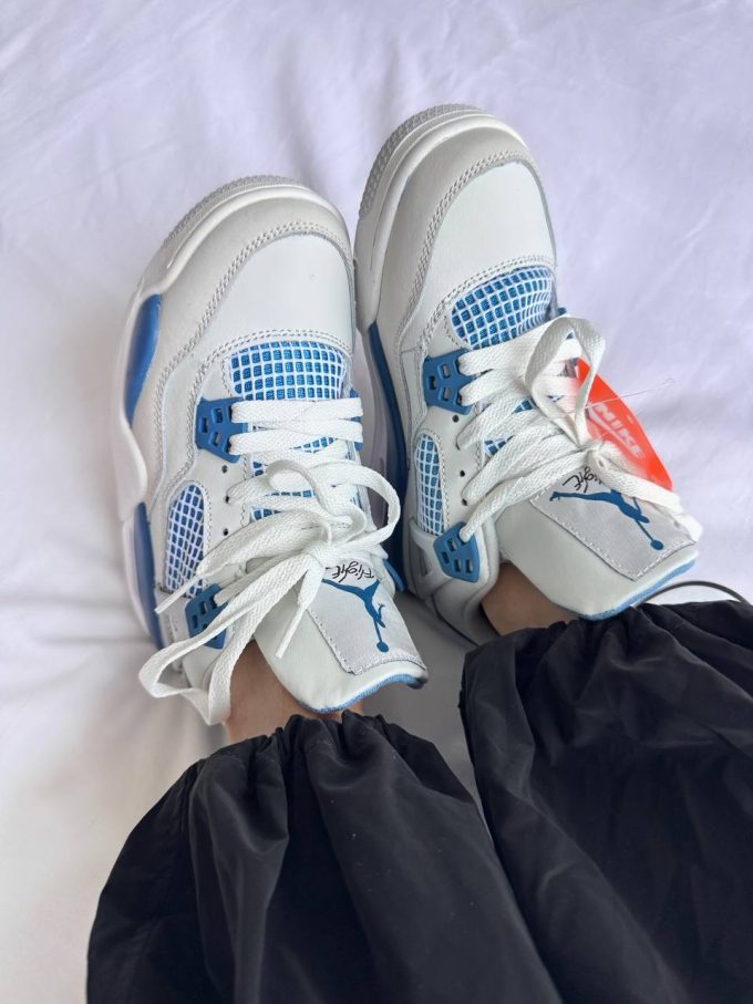 Nike Air Jordan 4 Retro Industrial Blue Premium - Зображення 3