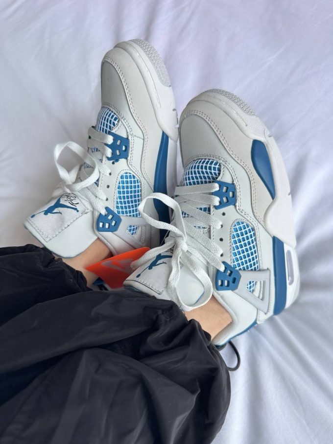 Nike Air Jordan 4 Retro Industrial Blue Premium - Зображення 2