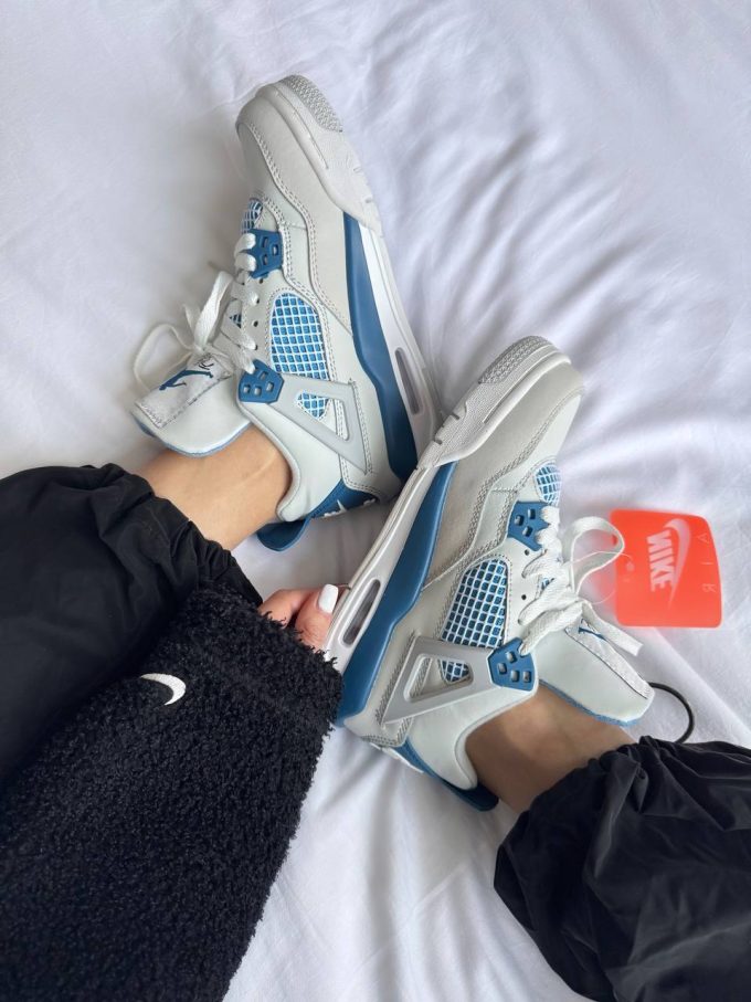 Nike Air Jordan 4 Retro Industrial Blue Premium - Зображення 4