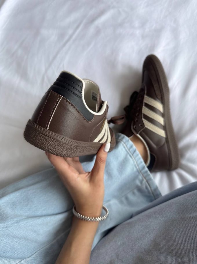 Adidas Samba Brown Leather Premium - Зображення 3