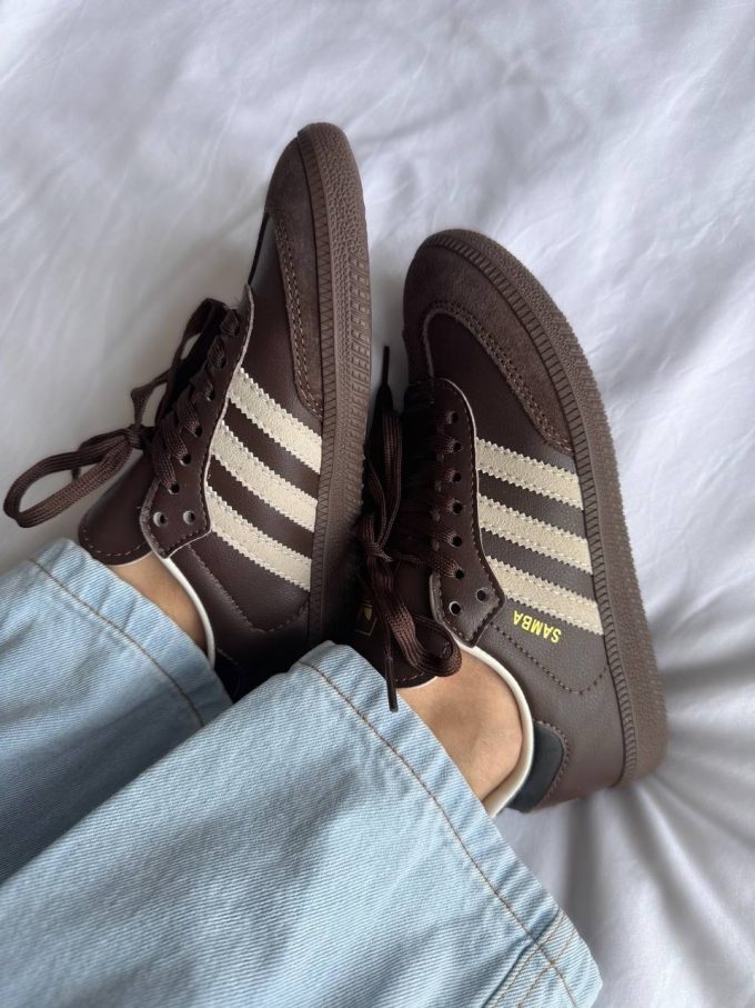 Adidas Samba Brown Leather Premium - Зображення 7
