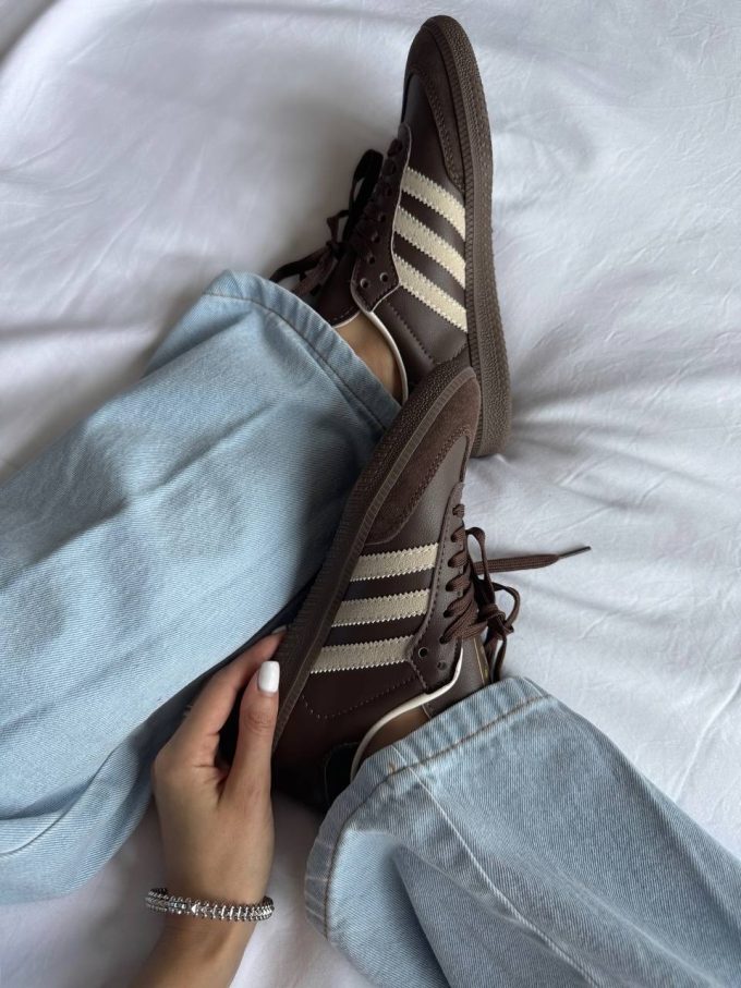 Adidas Samba Brown Leather Premium - Зображення 8