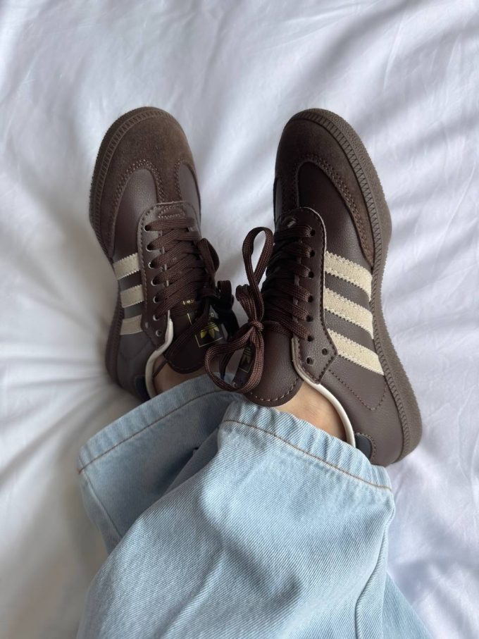 Adidas Samba Brown Leather Premium - Зображення 9