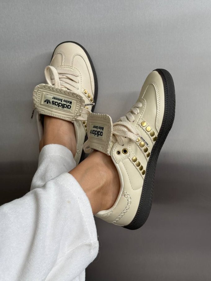 Adidas Samba x Wales Bonner Studded Pack Cream / White - Зображення 2