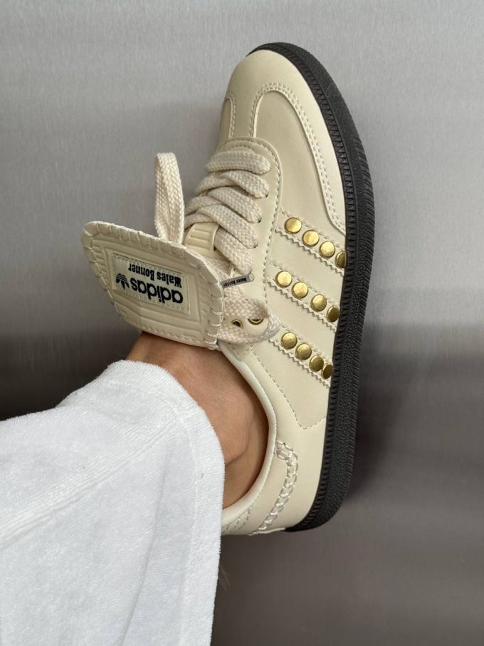 Adidas Samba x Wales Bonner Studded Pack Cream / White - Зображення 3