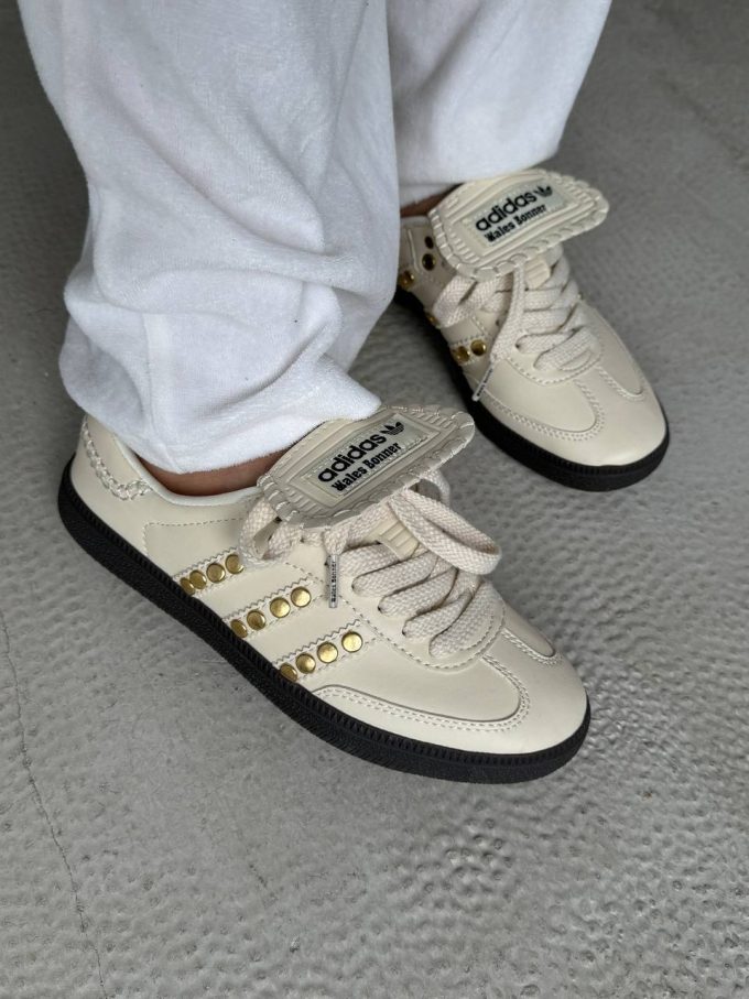 Adidas Samba x Wales Bonner Studded Pack Cream / White - Зображення 4