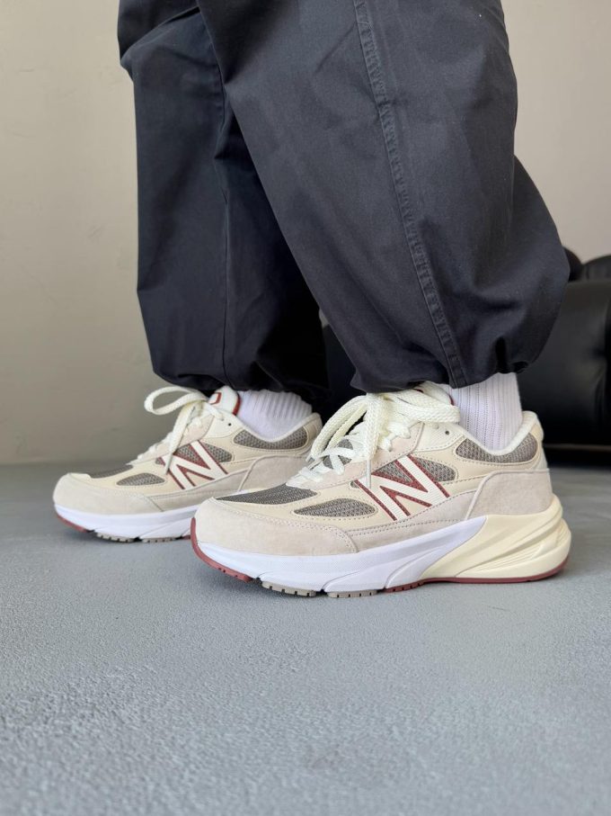 New Balance 990v6 x Loro Piana Beige/Bordo