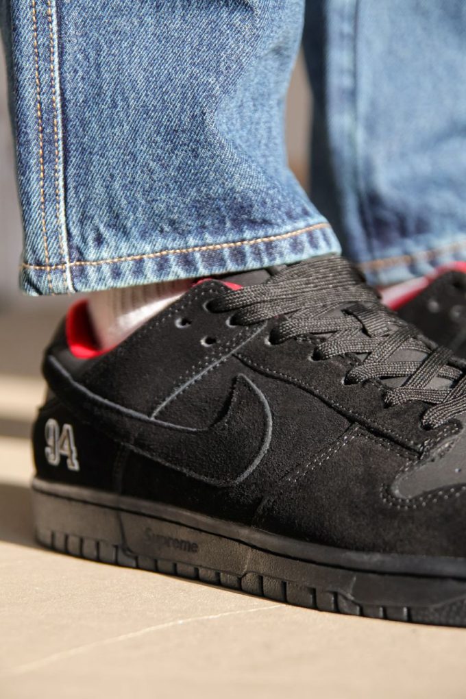 Supreme x Nike SB Dunk Low Black - Зображення 7