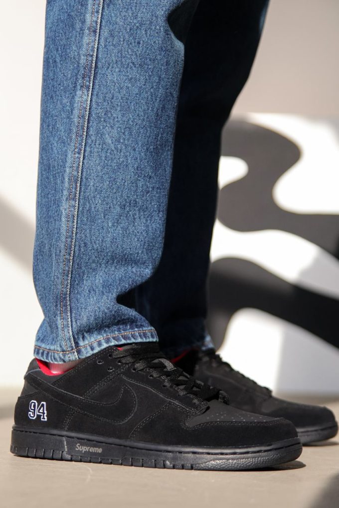 Supreme x Nike SB Dunk Low Black - Зображення 2
