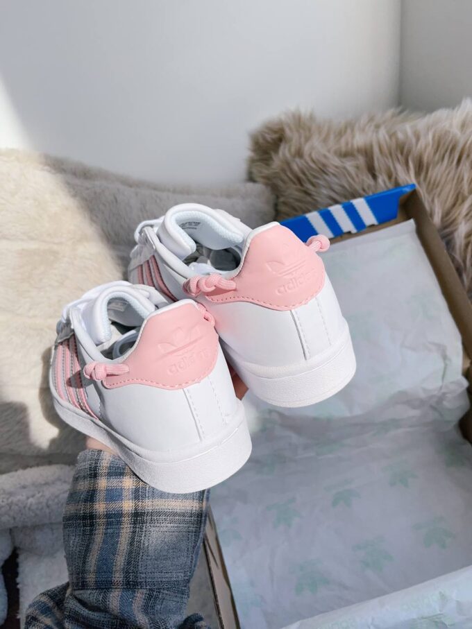 Adidas Superstar White / Pink Knotted Rope - Зображення 6
