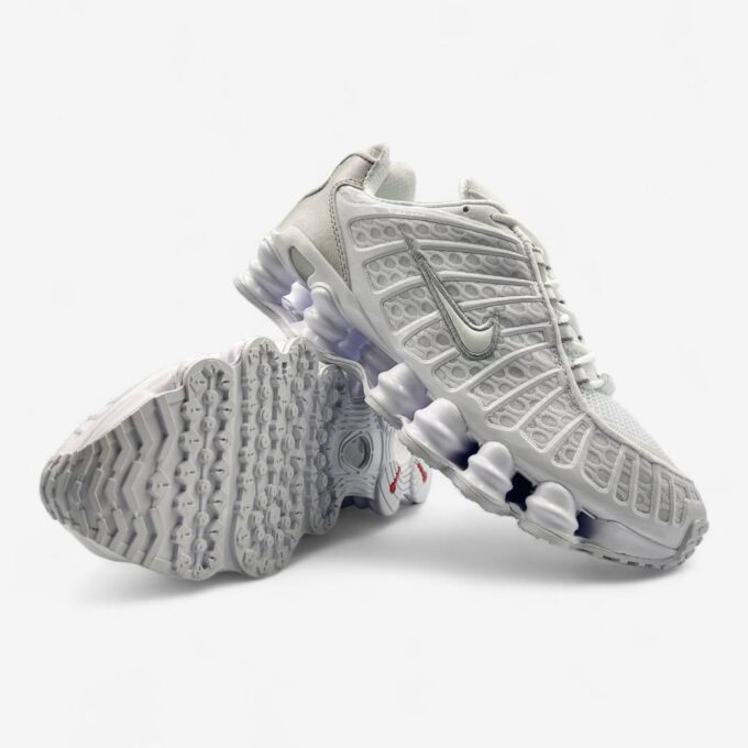 Nike Shox TL White Silver - Зображення 4