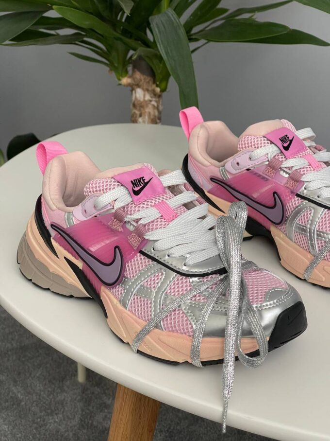 Nike V2K Runtekk Beige Pink Silver - Зображення 3