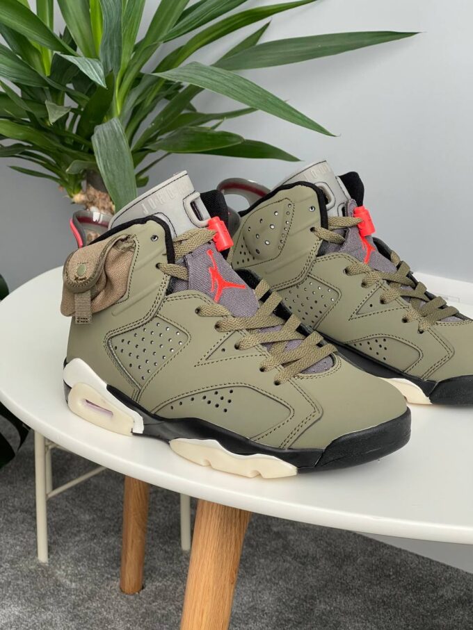 Nike Air Jordan 6 x Travis Scott Retro Olive CN1084-200 - Зображення 3