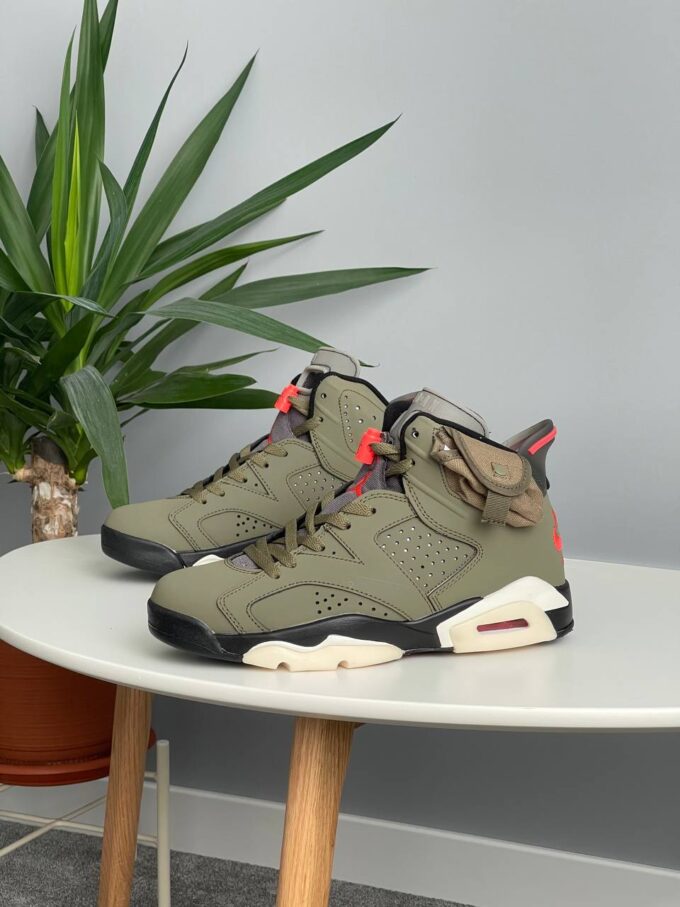 Nike Air Jordan 6 x Travis Scott Retro Olive CN1084-200 - Зображення 2