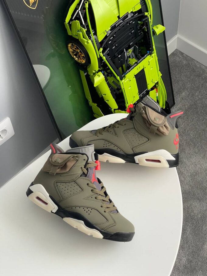 Nike Air Jordan 6 x Travis Scott Retro Olive CN1084-200 - Зображення 4