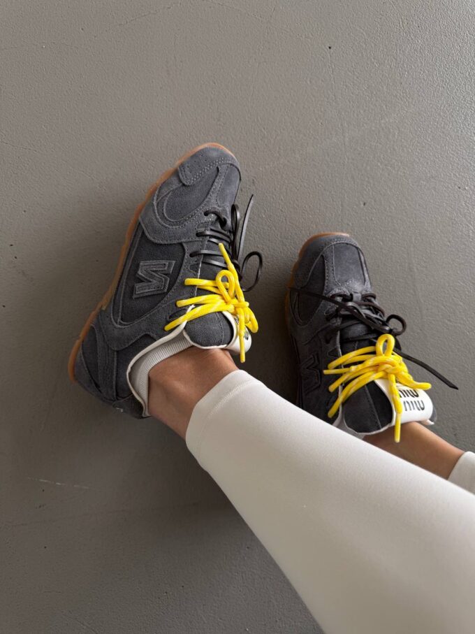 New Balance 530 x Miu Miu Graphite / Yellow - Зображення 4